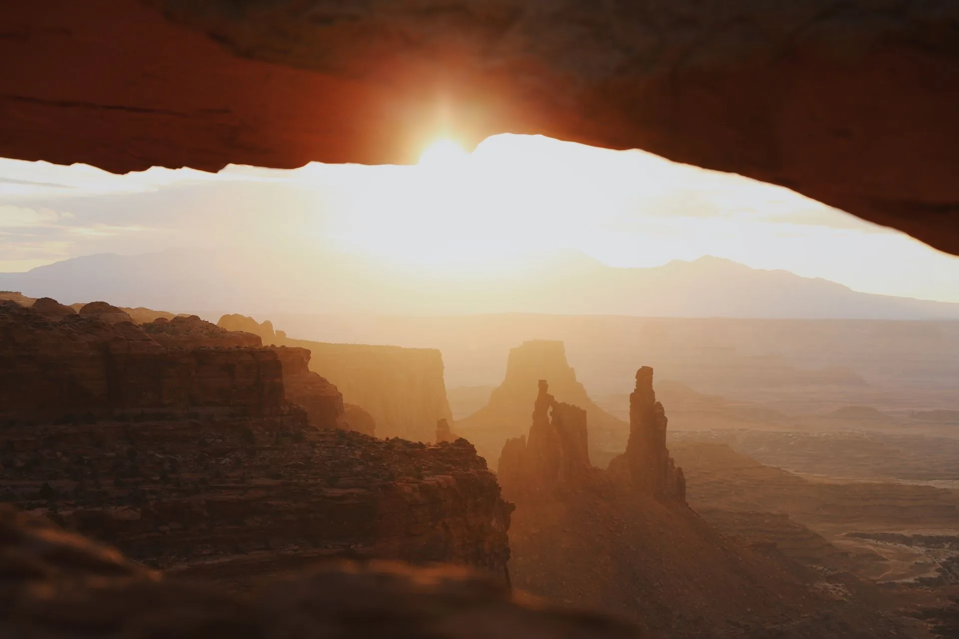 Sandstone canyon terrain, Canyonlands National Park