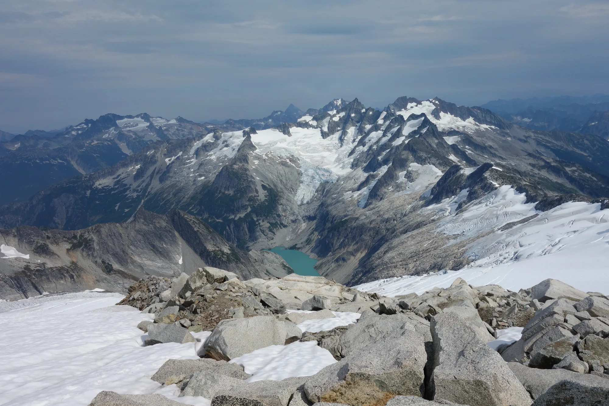 A hiking trail through the North Cascades, Washington